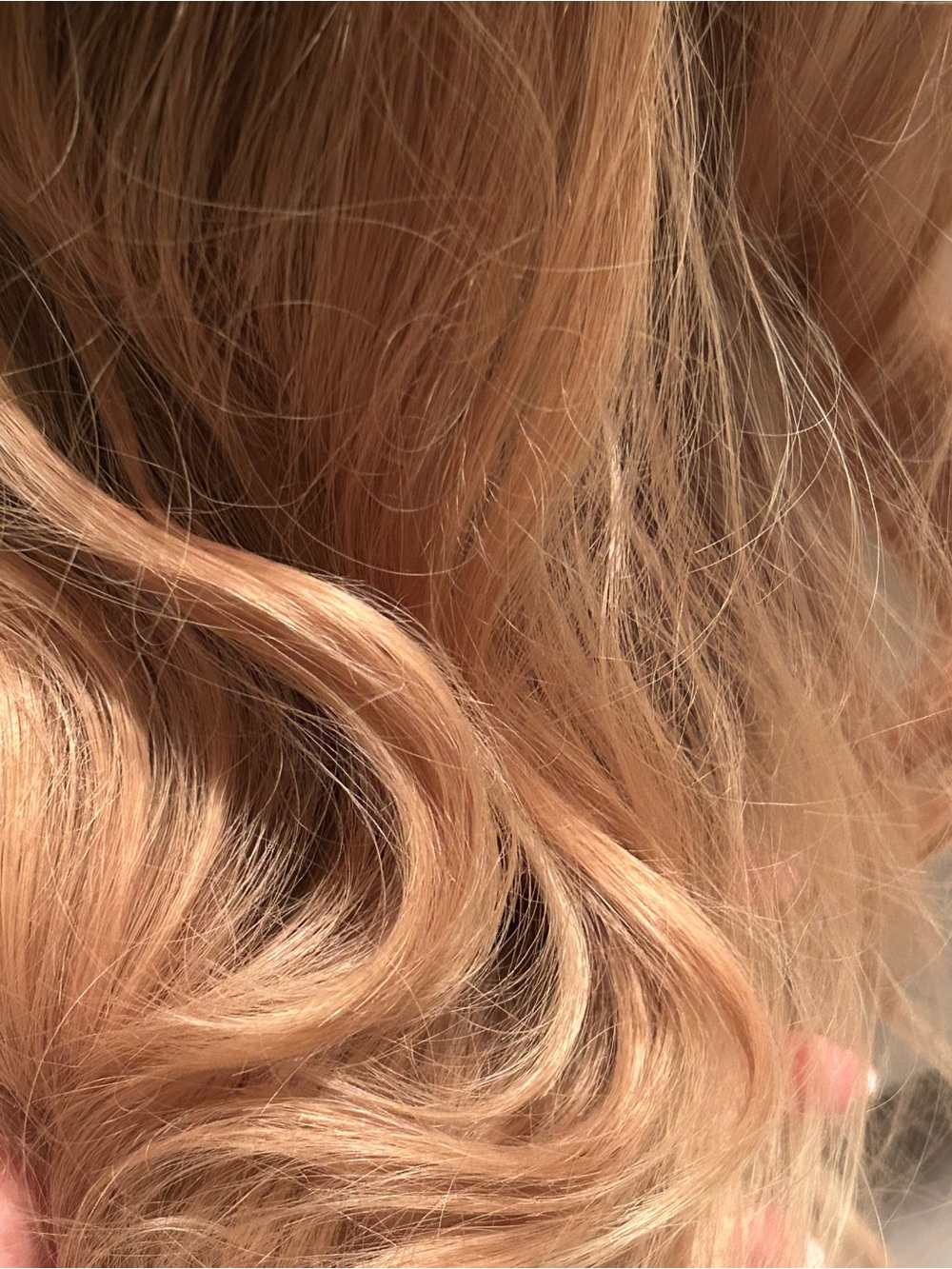 Wavy Copper Auburn Wig – Warm Ginger Brown – New Never Worn approx 22-24 in - Picture 3 of 7